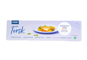 Pakning med torskefilet i blokk
