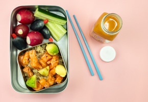 Quinoa med laks